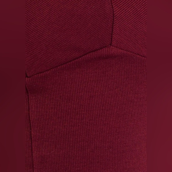 Corset Cami Tank Top - Maroon - Picture 6 of 11